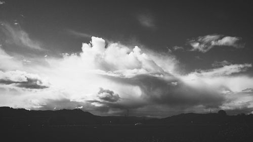 Scenic view of cloudy sky