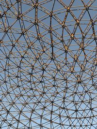 Geodesic dome with twilight light