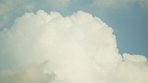 Low angle view of clouds in sky