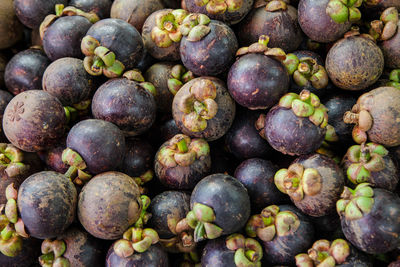 Full frame shot of fruits for sale at market