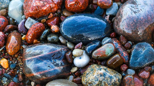 Full frame shot of stones