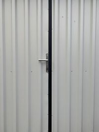 Close-up of closed door