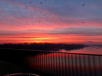 Scenic view of sunset sky