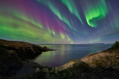 Aurora borealis in iceland