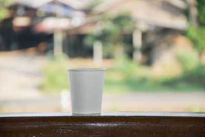 Close-up of drink on table