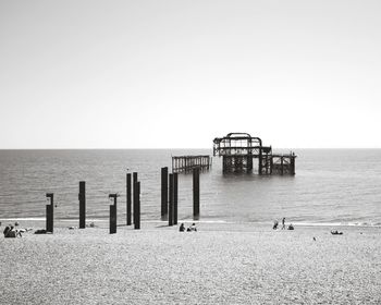 Old pier in brighton