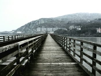 Footbridge over river