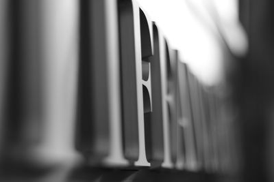 Defocused image of piano
