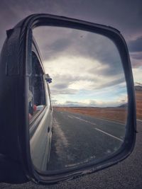 Road passing through landscape