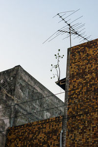 Low angle view of building against sky