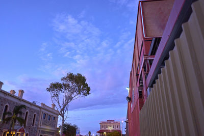 Low angle view of building against sky