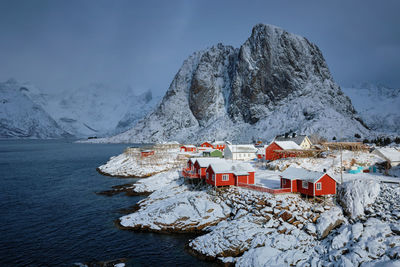 Hamnoy fishing village on lofoten islands, norway