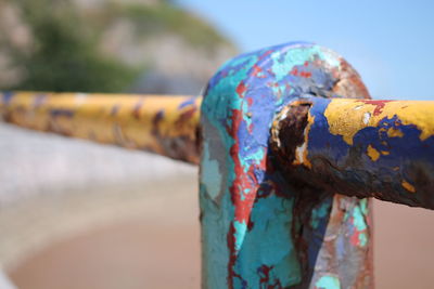 Close-up of rusty metal