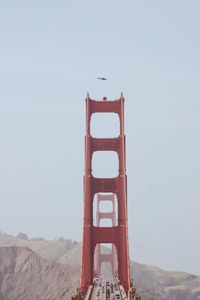 View of landscape against clear sky