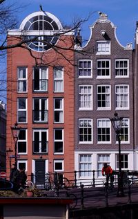 Buildings against sky in city