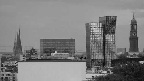 Skyscrapers against sky