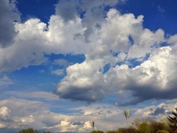 Low angle view of clouds in sky