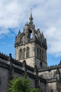 Low angle view of historical building against sky