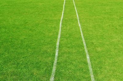 Full frame shot of soccer field