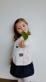 Portrait of cute girl