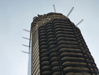 Low angle view of building against sky