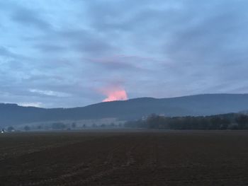 Scenic view of landscape against sky