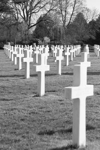 View of cemetery