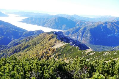 Scenic view of mountains