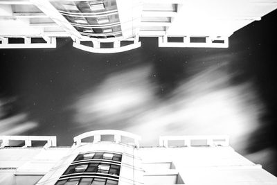 Low angle view of residential buildings against sky