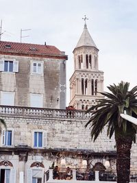 Low angle view of built structures