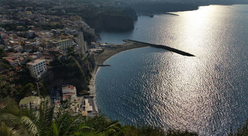 View of river in city