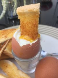 Close-up of ice cream