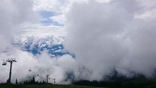 Panoramic view of clouds against sky