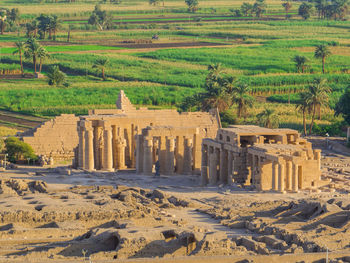 View of old ruins