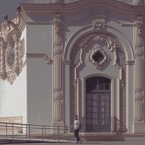 Facade of historical building