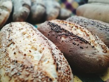 Close-up of breads