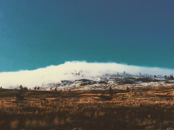 Scenic view of landscape against sky