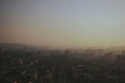 Cityscape at sunset