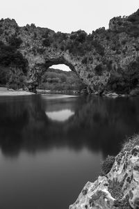 Scenic view of river against sky