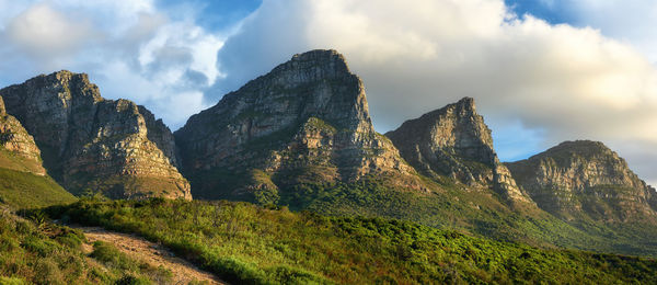 Panoramic view of landscape against sky