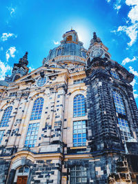 Low angle view of historical building against sky