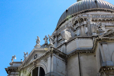 Low angle view of historical building