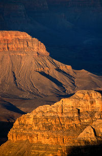 Scenic view of mountain range