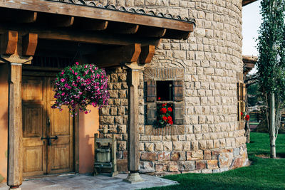 Entrance of old building