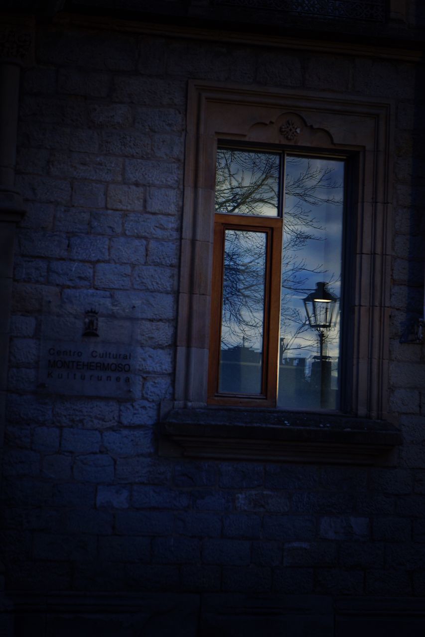 window, brick wall, architecture, built structure, no people, day, indoors, building exterior