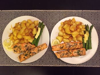 Close-up of food in plate