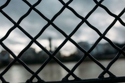 Full frame shot of chainlink fence