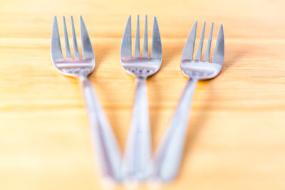 Close-up of food on table