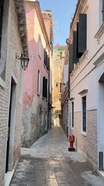 Street amidst buildings in city