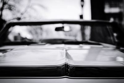 Close-up of vintage car